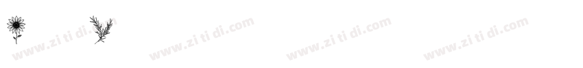 Shoese Flower字体转换
